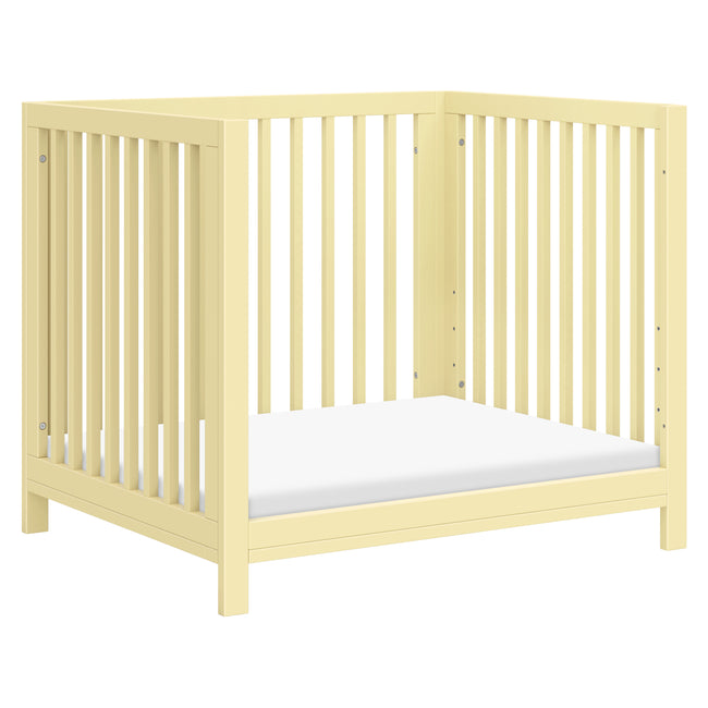 M30880PY,Babyletto,Rolli 9-in-1 Convertible All-Stages® Crib w/ Bassinet & Toddler Bed Kits in Pale Yellow