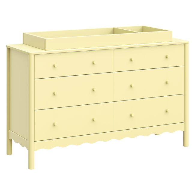 M27916PY,Babyletto,Swell 6-Drawer Assembled Dresser in Pale Yellow