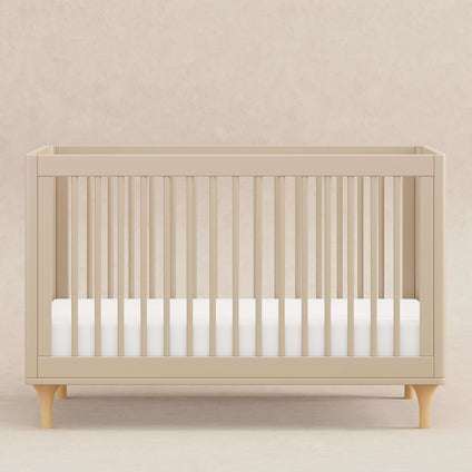 M9001TPEN,Babyletto,Lolly 3-in-1 Convertible Crib w/Toddler Bed Conversion Kit in Taupe/Natural