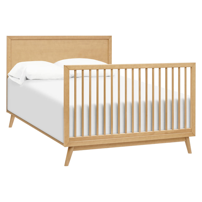 M15901HY,Babyletto,Palma Mid-Century 4-in-1 Convertible Crib w/ Toddler Bed Conversion in Honey