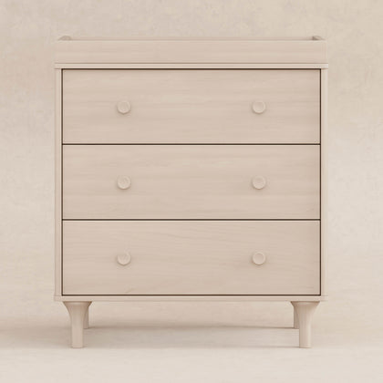 M9023NX,Babyletto,Lolly 3-Drawer Changer Dresser w/Removable Changing Tray in Washed Natural