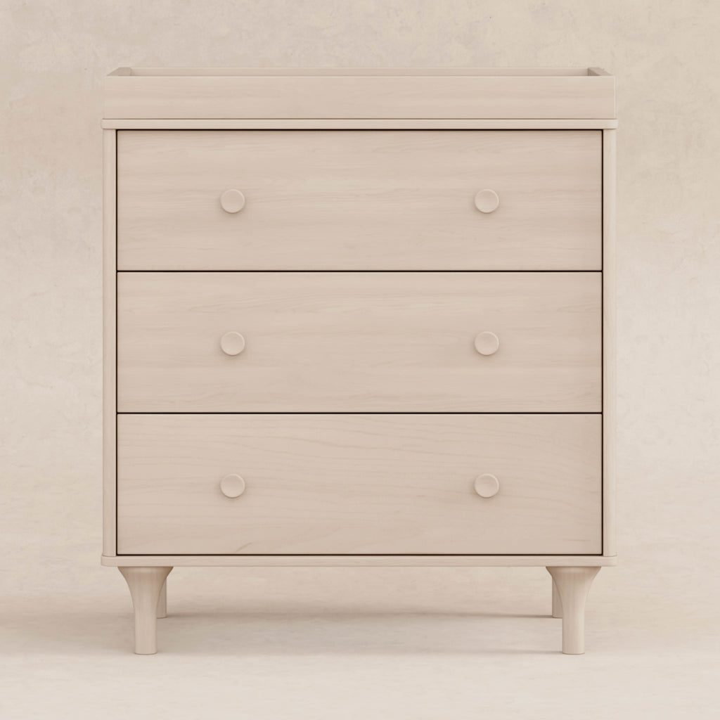 M9023NX,Babyletto,Lolly 3-Drawer Changer Dresser w/Removable Changing Tray in Washed Natural