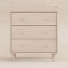 M9023NX,Babyletto,Lolly 3-Drawer Changer Dresser w/Removable Changing Tray in Washed Natural