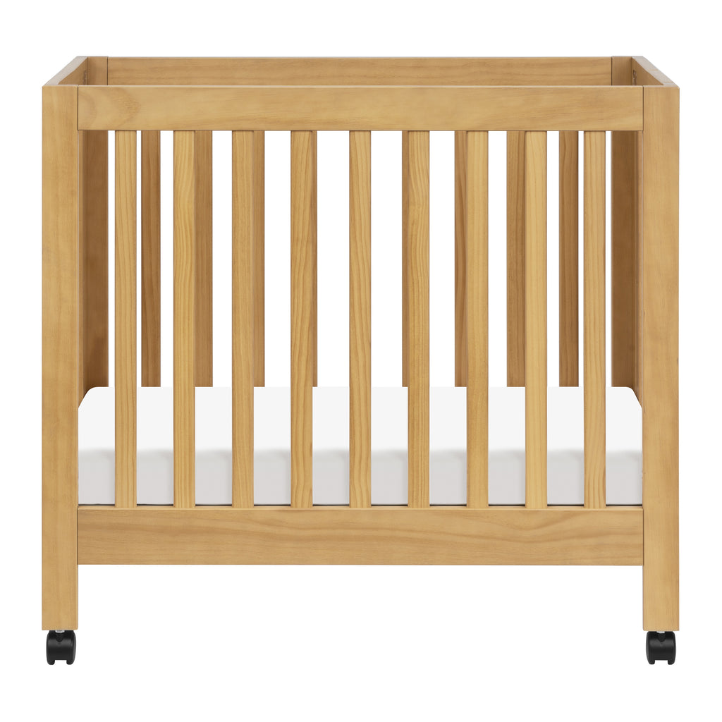 M6698HY,Babyletto,Origami Mini Crib in Honey