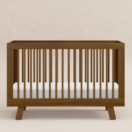 M4201NL,Babyletto,Hudson 3-in-1 Convertible Crib w/Toddler Bed Conversion Kit in Natural Walnut
