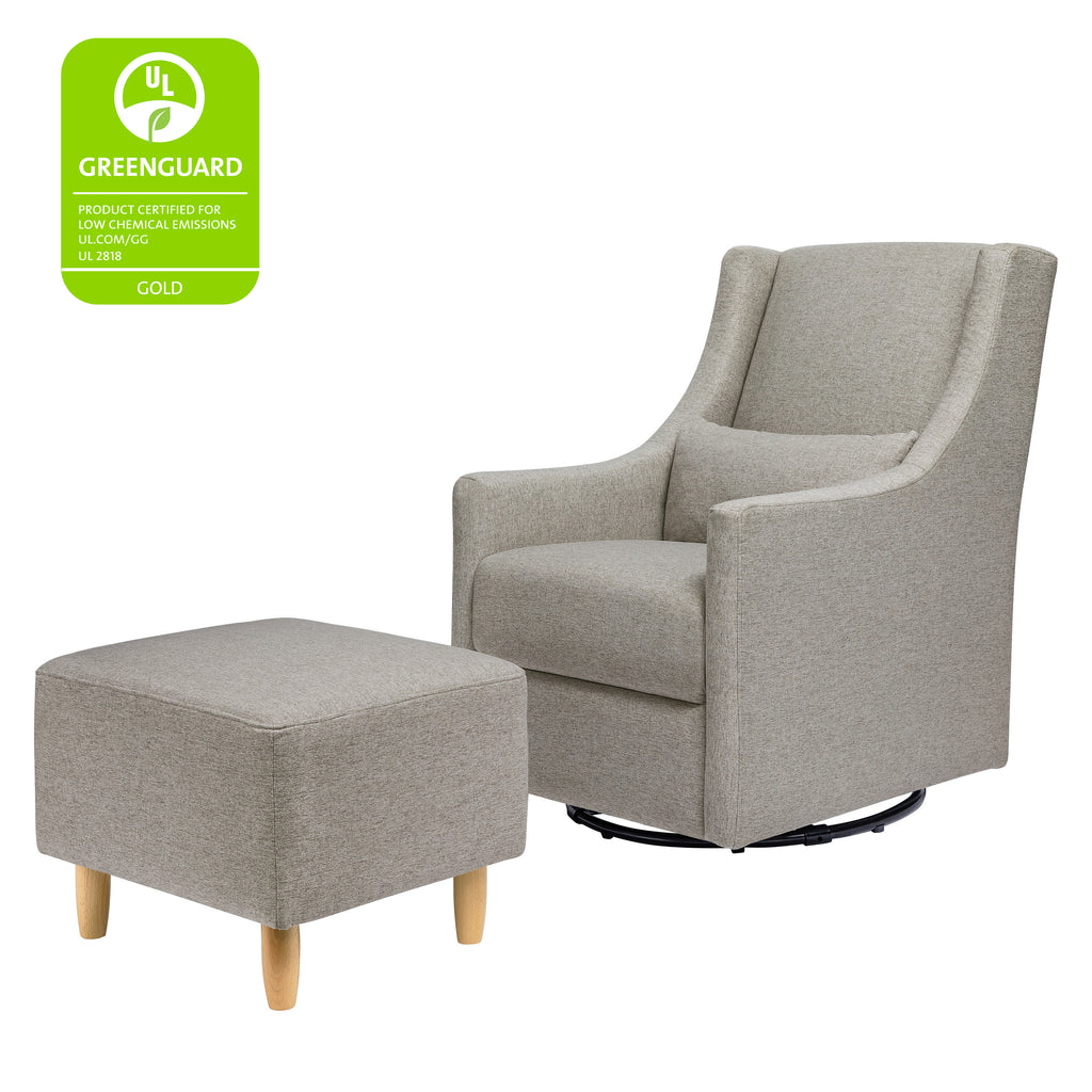 Toco Swivel Glider and Ottoman Babyletto