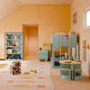 M31111LS,Babyletto Kids,Lido Wave Bookcase in Light Sage