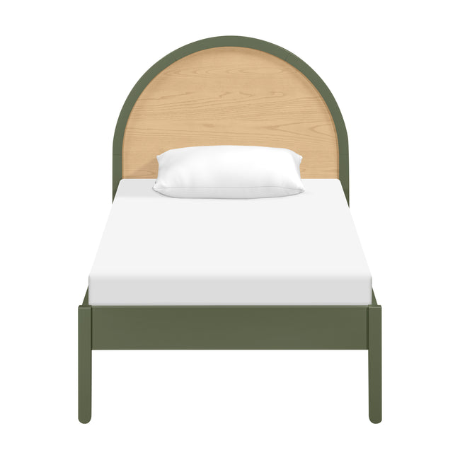 M30269OLSH,Babyletto Kids,Moab Twin Bed in Olive/Ash
