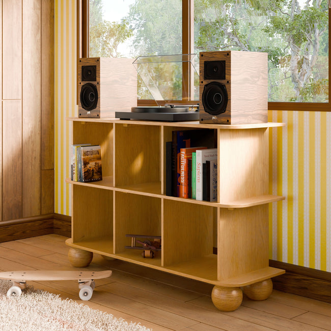 M31811HY,Babyletto Kids,Crosby Open Bookcase in Honey