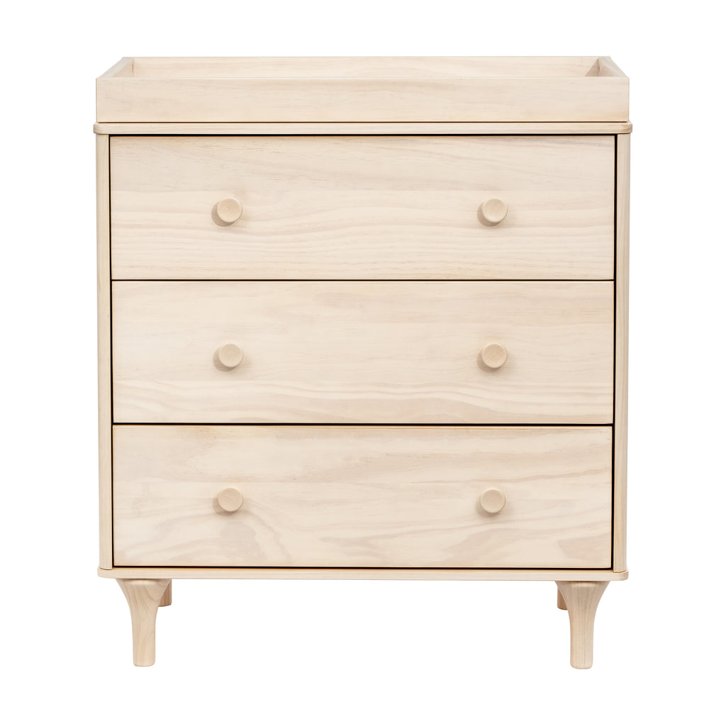 M9023NX,Babyletto,Lolly 3-Drawer Changer Dresser w/Removable Changing Tray in Washed Natural