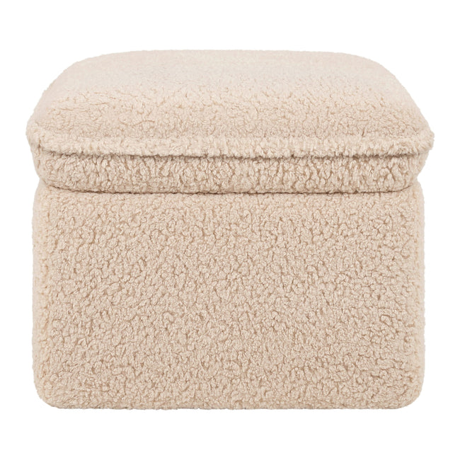 M20985CSG,Babyletto,Cali Storage Ottoman in Chai Shearling