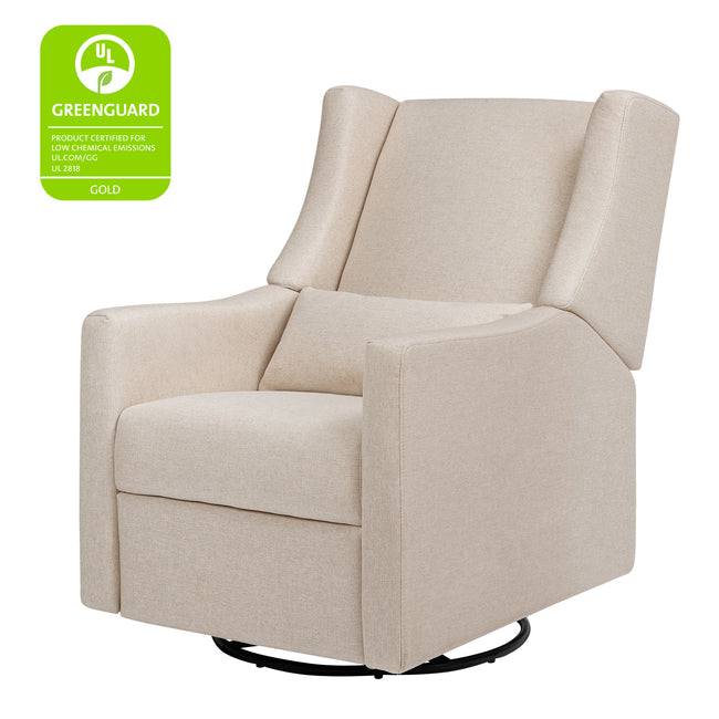 M11277PBEW,Babyletto,Kiwi Recliner and Swivel Glider in Performance Beach Eco-Weave