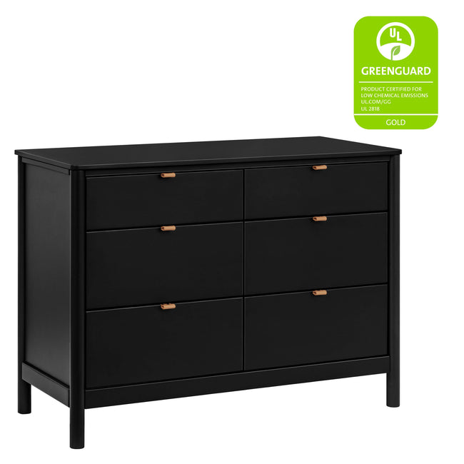 M25616B,Babyletto,Bondi 6-Drawer Assembled Dresser in Black