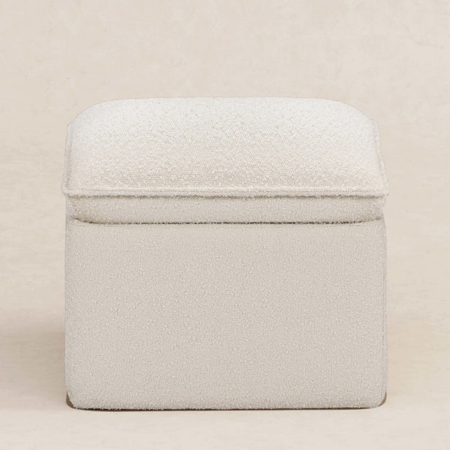 M20985WB,Babyletto,Cali Storage Ottoman in Ivory Boucle