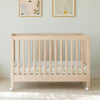 M6601NX,Babyletto,Maki Full-Size Folding Crib w/Toddler Bed Conversion Kit in Washed Natural