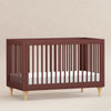 M9001CRN,Babyletto,Lolly 3-in-1 Convertible Crib w/Toddler Bed Conversion in Crimson/Natural