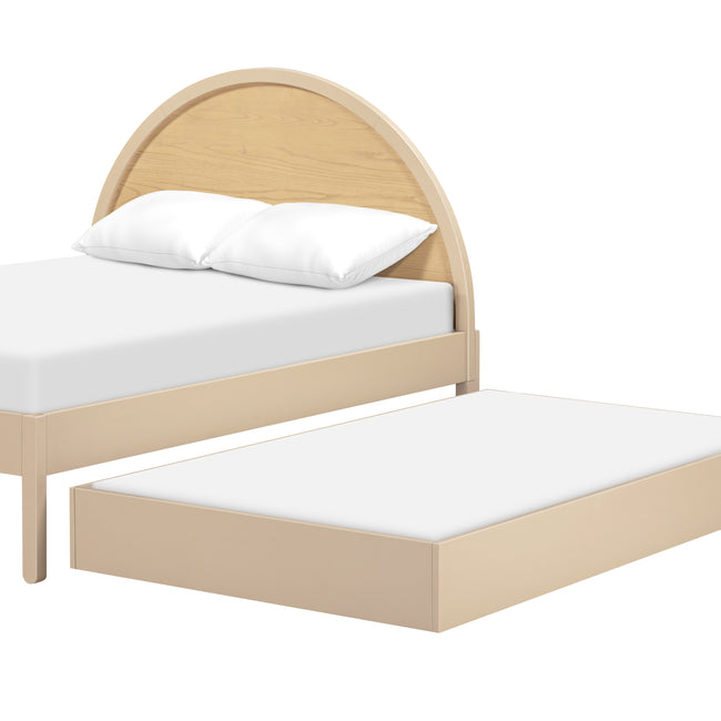 M30296TPESH,Babyletto Kids,Moab Full Bed in Taupe/Ash