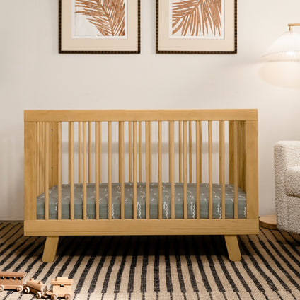 Hudson 3-in-1 Convertible Crib with Toddler Bed Conversion Kit