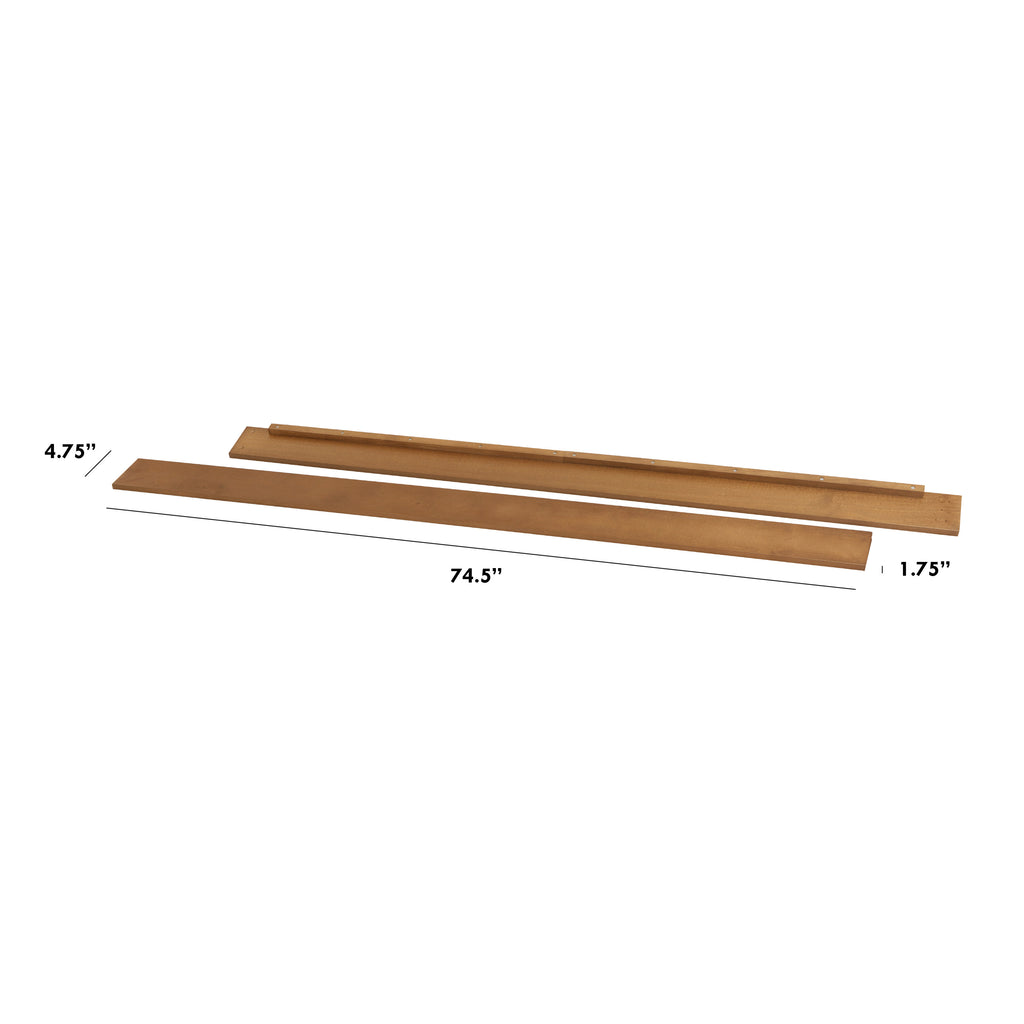 M5789CT,The MDB Family,Hidden Hardware Twin/Full Size Bed Conversion Kit in Chestnut Finish