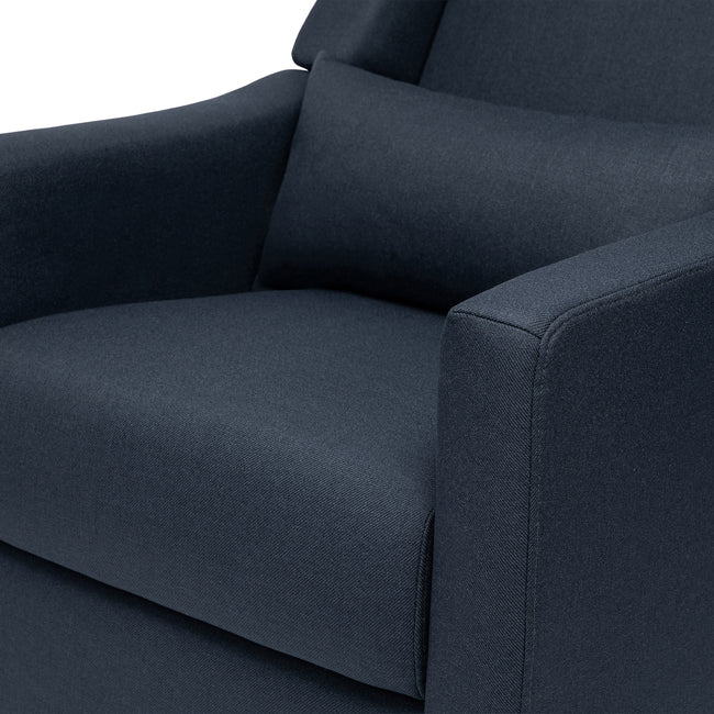 M11288PVET,Babyletto,Kiwi Glider Recliner w/ Electronic Control and USB in Performance Navy Eco-Twill
