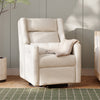 M11286PCMEW,Babyletto,Kiwi Plus Power Glider Recliner w/ Power Headrest in Performance Cream Eco-Weave