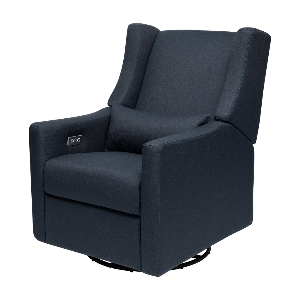 M11288PVET,Babyletto,Kiwi Glider Recliner w/ Electronic Control and USB in Performance Navy Eco-Twill