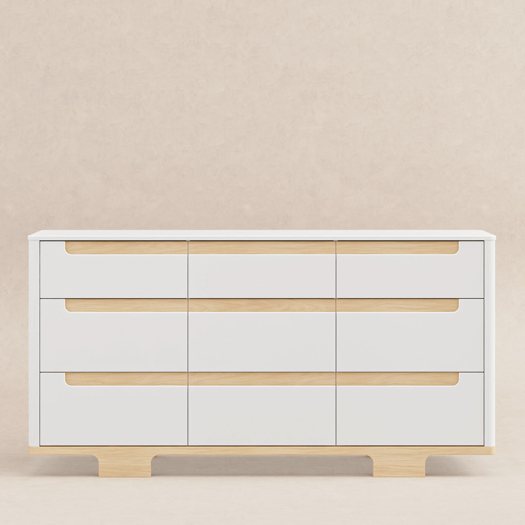 M23428WN,Babyletto,Yuzu 9-Drawer Dresser  Assembled in White/Natural