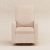 M20987CSGDB,Babyletto,Cali Pillowback Swivel Glider in Chai Shearling w/ Dark Wood Base