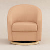 M5887CVCL,Babyletto,Madison Swivel Glider in Canyon Velvet Checker w/ Light Wood Base