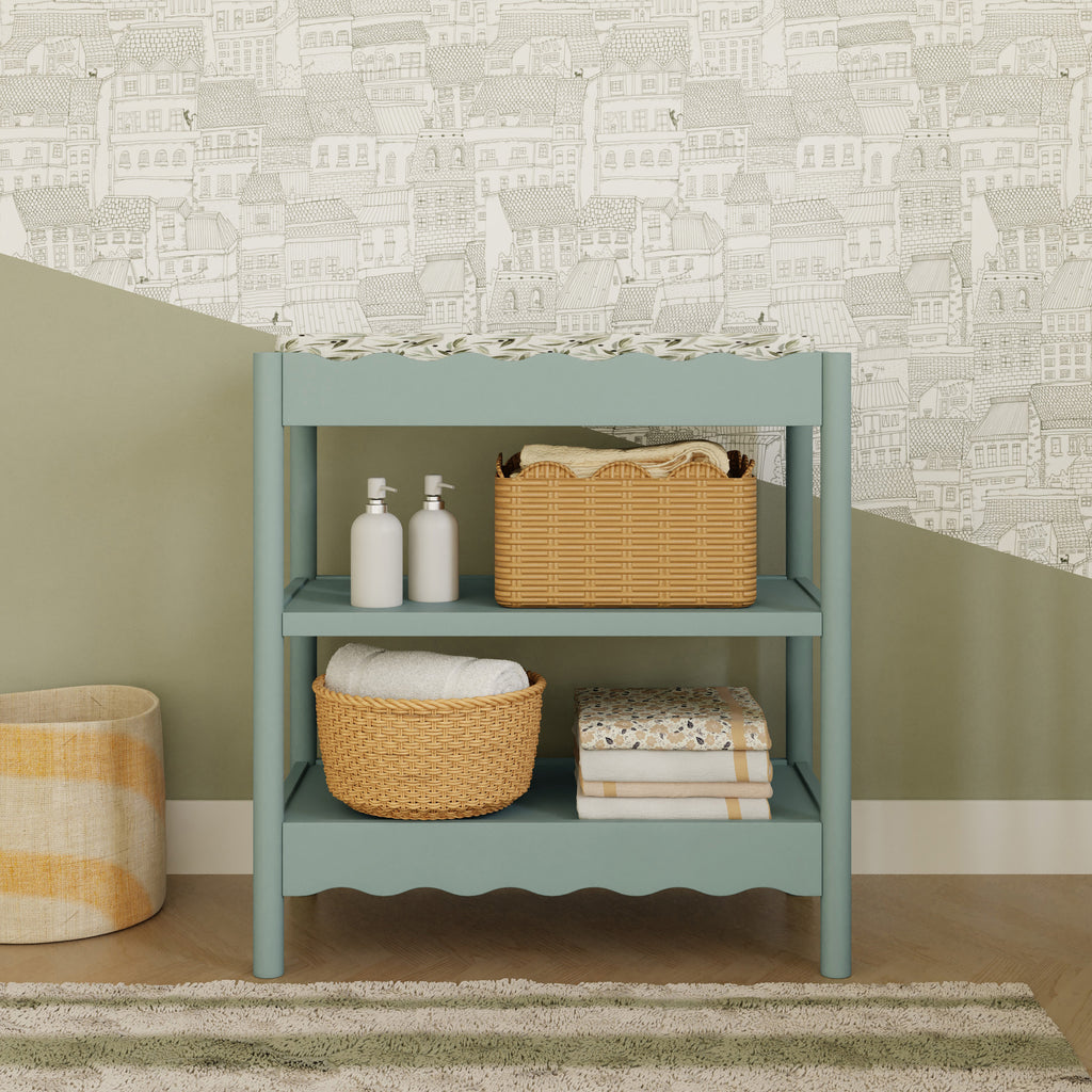 M27902LS,Babyletto,Swell Changing Table in Light Sage