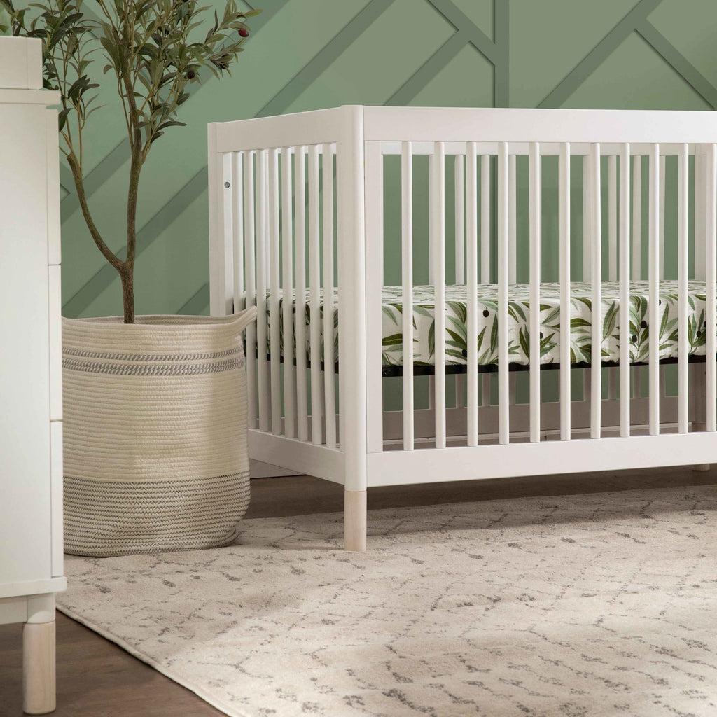 M12901WNX,Babyletto,Gelato 4-in-1 Convertible Crib w/Toddler Conversion Kit in White  NX Feet