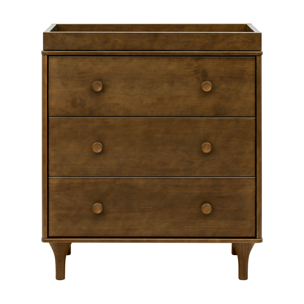 M9023NL,Babyletto,Lolly 3-Drawer Changer Dresser in Natural Walnut