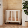 M6698NX,Babyletto,Origami Mini Crib in Washed Natural