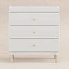 M12923WNX,Babyletto,Gelato 3-Drawer Changer Dresser  Washed Natural Ft w/Removable Changing Tray in White