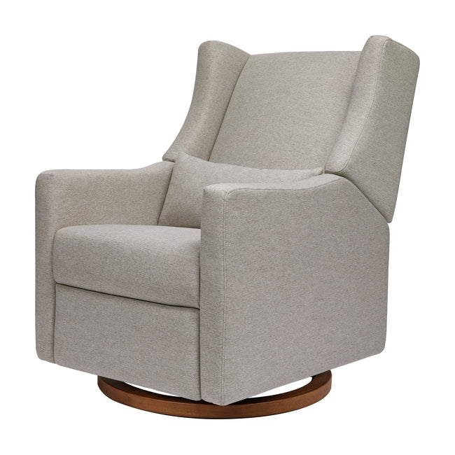 M11288PGEW,Babyletto,Kiwi Glider Recliner w/ Electronic Control and USB in Performance Grey Eco-Weave