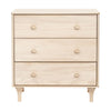 M9023NX,Babyletto,Lolly 3-Drawer Changer Dresser w/Removable Changing Tray in Washed Natural