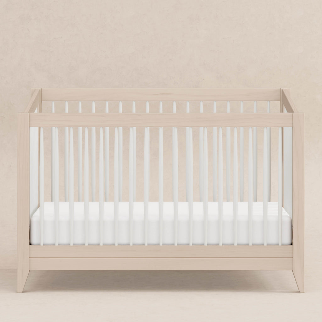 M10301NXW,Babyletto,Sprout 4-in-1 Convertible Crib w/Toddler Bed Conversion Kit in W Natural/White