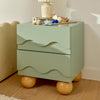 M31160LSHY,Babyletto Kids,Lido Wave Nightstand in Light Sage and Honey