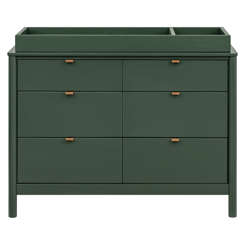 M25616FRGR,Bondi 6-Drawer Assembled Dresser in Forest Green