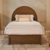 M25973NL,The MDB Family,Twin Storage Trundle Bed in Natural Walnut
