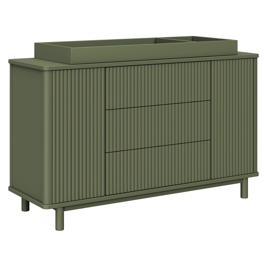 M29816OL,Babyletto,Pogo Tambour Assembled Dresser in Olive