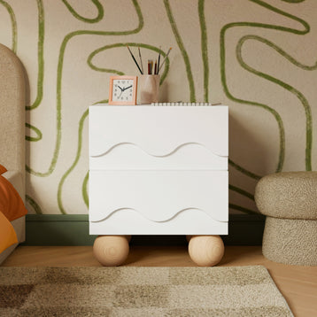 Lido Wave Assembled Nightstand