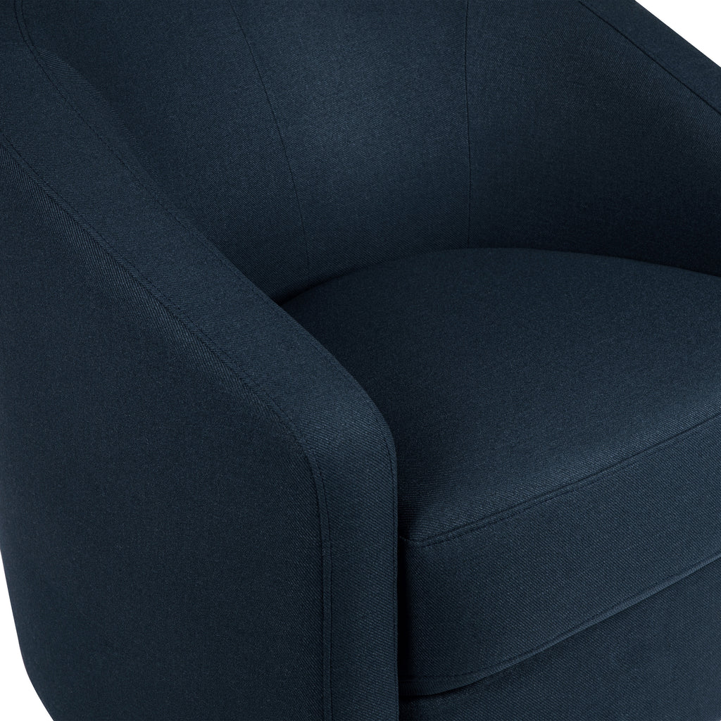 M5887PVET,Babyletto,Madison Swivel Glider in Performance Navy Eco-Twill