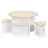 M31720WNX,Babyletto Kids,Nessa Nesting Play Table in White and Washed Natural