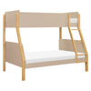 M18495TPEHY,Babyletto Kids,TipToe Twin-Over-Full Bunk Bed in Taupe and Honey