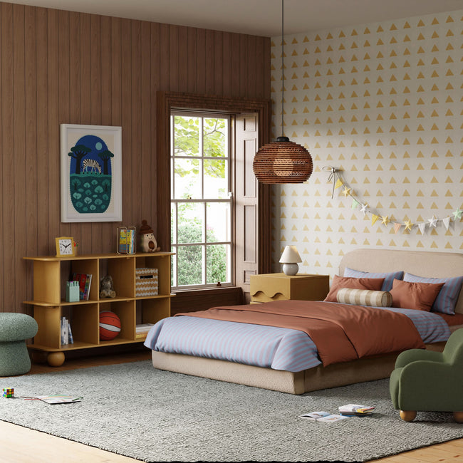 M31811HY,Babyletto Kids,Crosby Open Bookcase in Honey