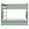 M19173LS,The MDB Family,TipToe Twin Storage Trundle Bed in Light Sage