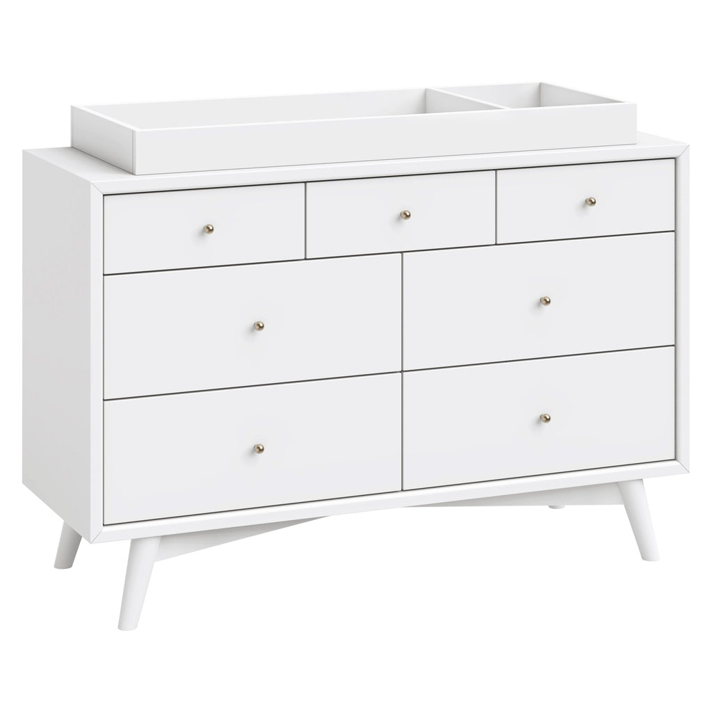 M15916W,Babyletto,Palma 7-Drawer Double Dresser  Assembled in White