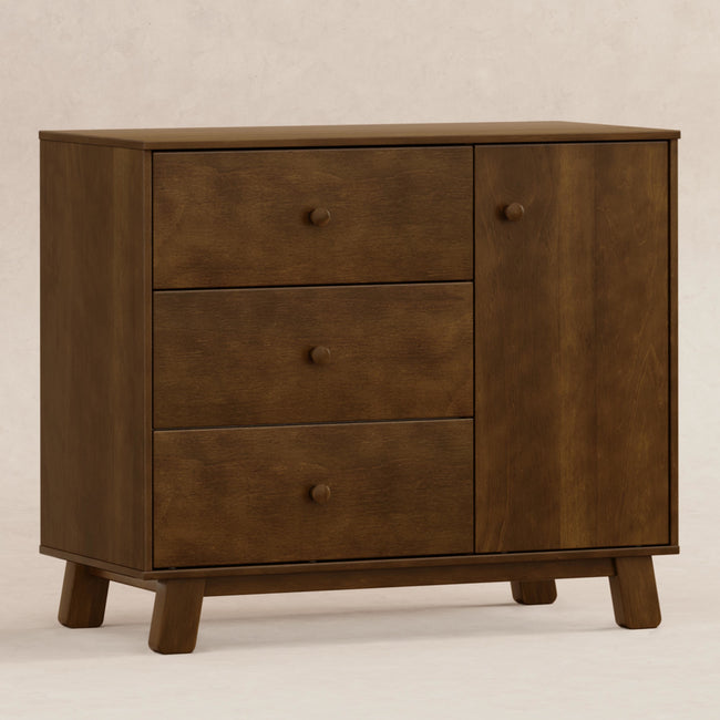 M32523NL,Babyletto,Hudson Modern 3-Drawer Dresser in Natural Walnut