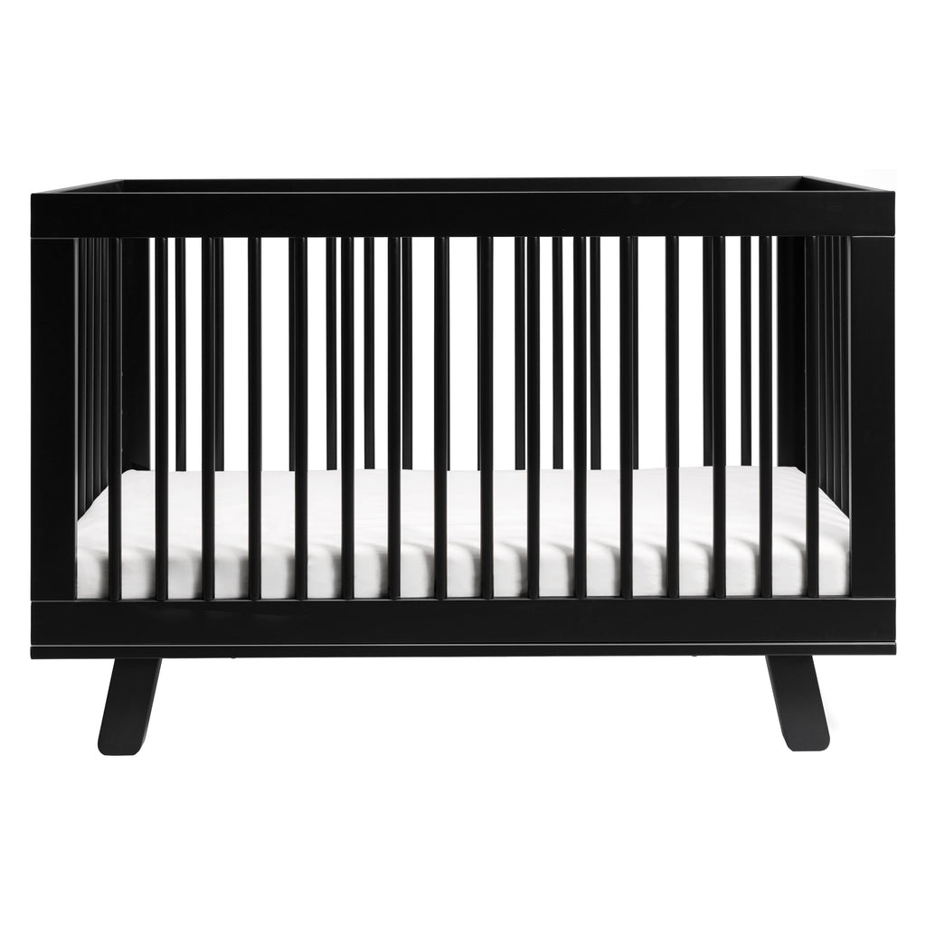 M4201B,Hudson 3-in-1 Convertible Crib w/Toddler Bed Conversion Kit in Black